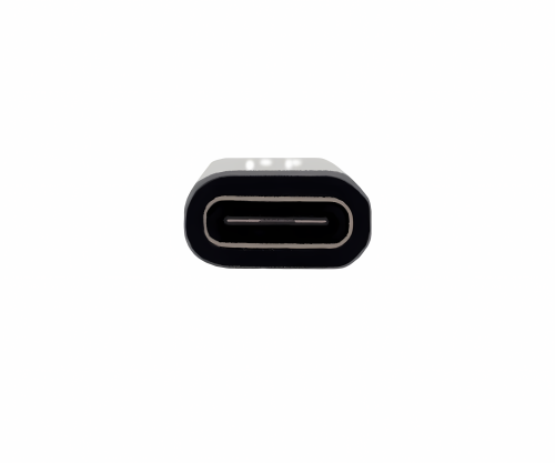 DINIC Adapter, Micro Stecker auf USB C Buchse, 3 Stück Alu, space grey